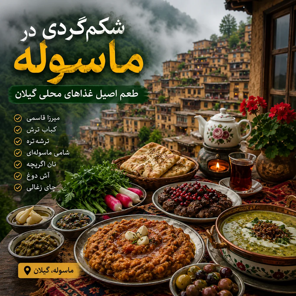 شکم‌گردی در ماسوله؛ طعم اصیل غذاهای محلی گیلان