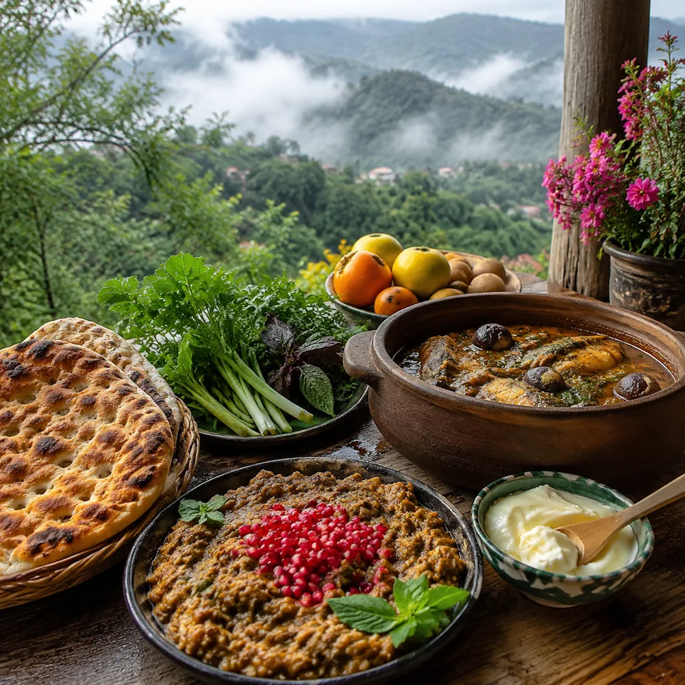 🍲 شکمگردی در شفت؛ ضیافت عطر و طعمهای محلی