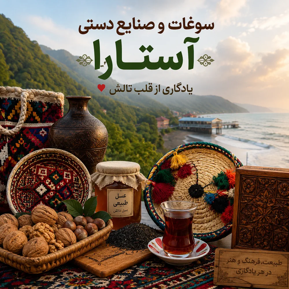 سوغات و صنایع دستی آستارا؛ یادگاری از قلب تالش