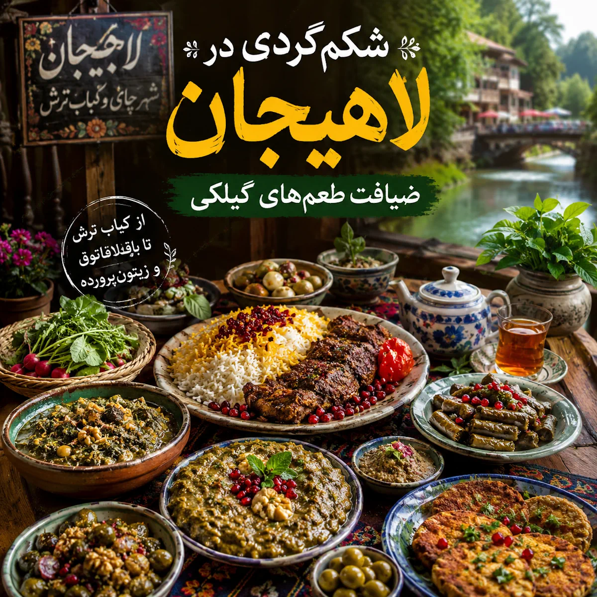 شکمگردی در لاهیجان؛ ضیافت طعمهای گیلکی